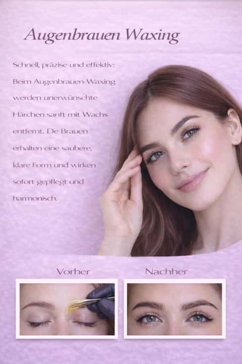 Augenbrauen Waxing