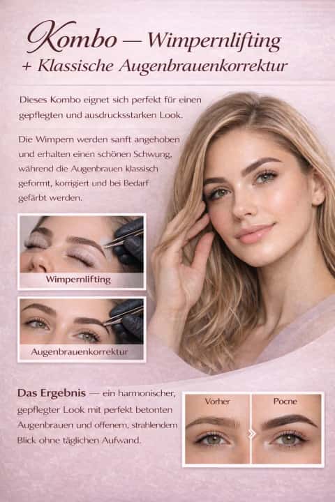 Kombi – Lashlifting & Augenbrauen Classic