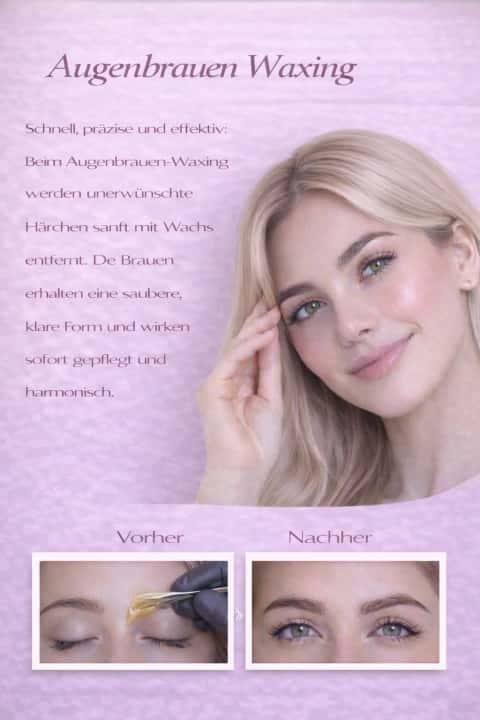Augenbrauen Waxing