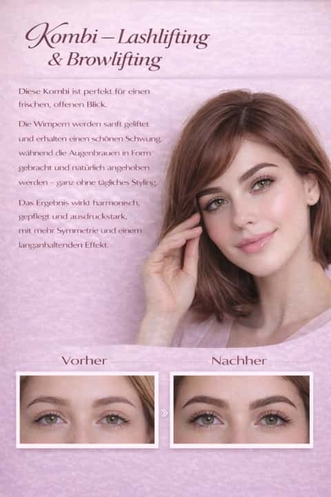 Kombi – Lashlifting & Browlifting