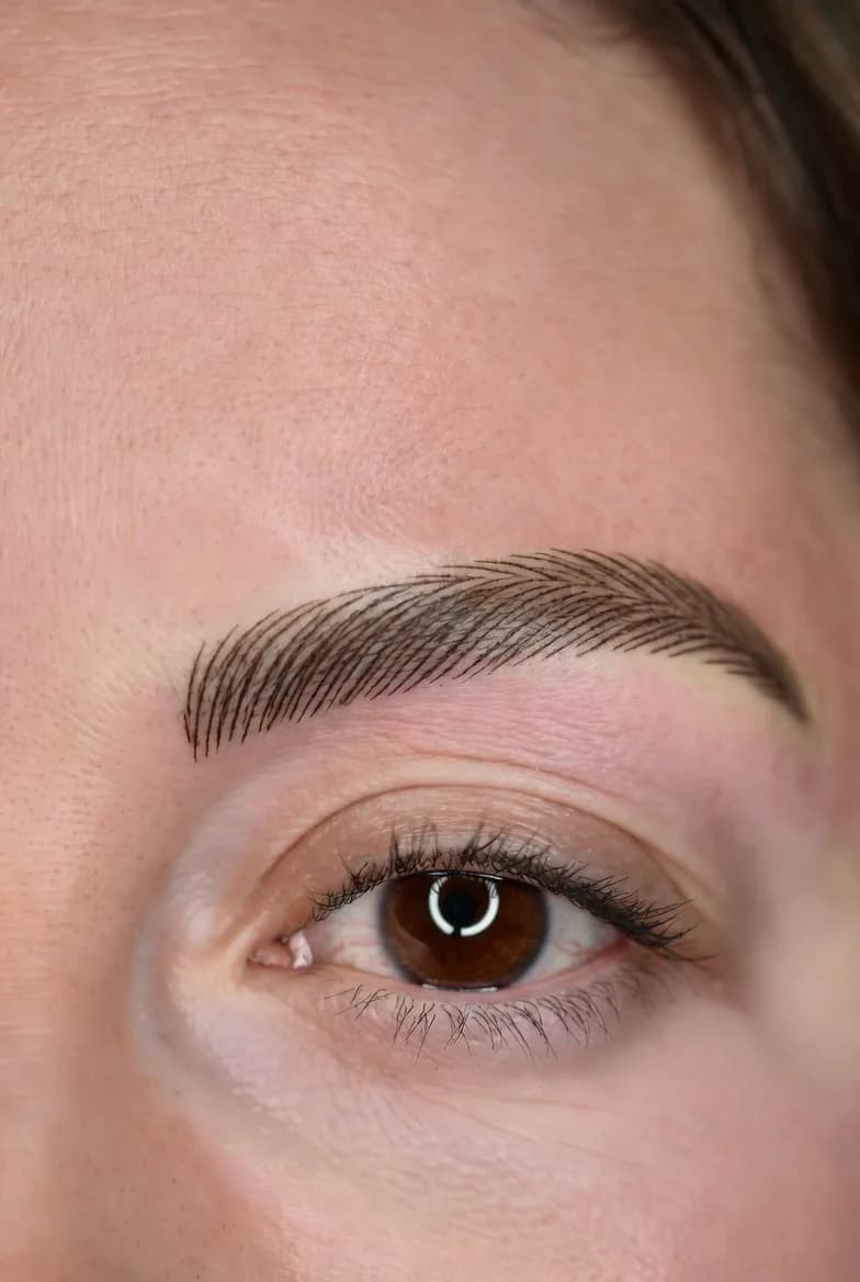Hairstroke брови (волосковая техника)