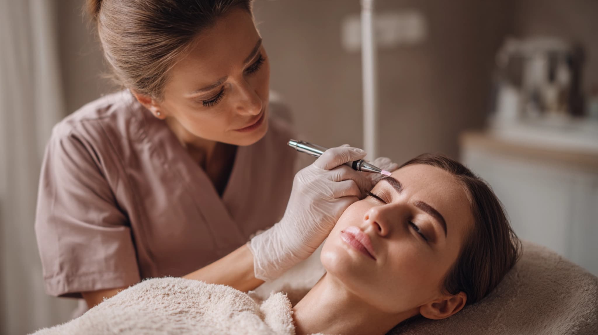 Перманентный макияж бровей — Powder Brows