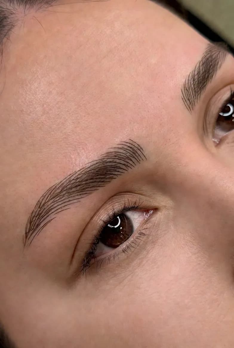 Hairstroke брови (волосковая техника)