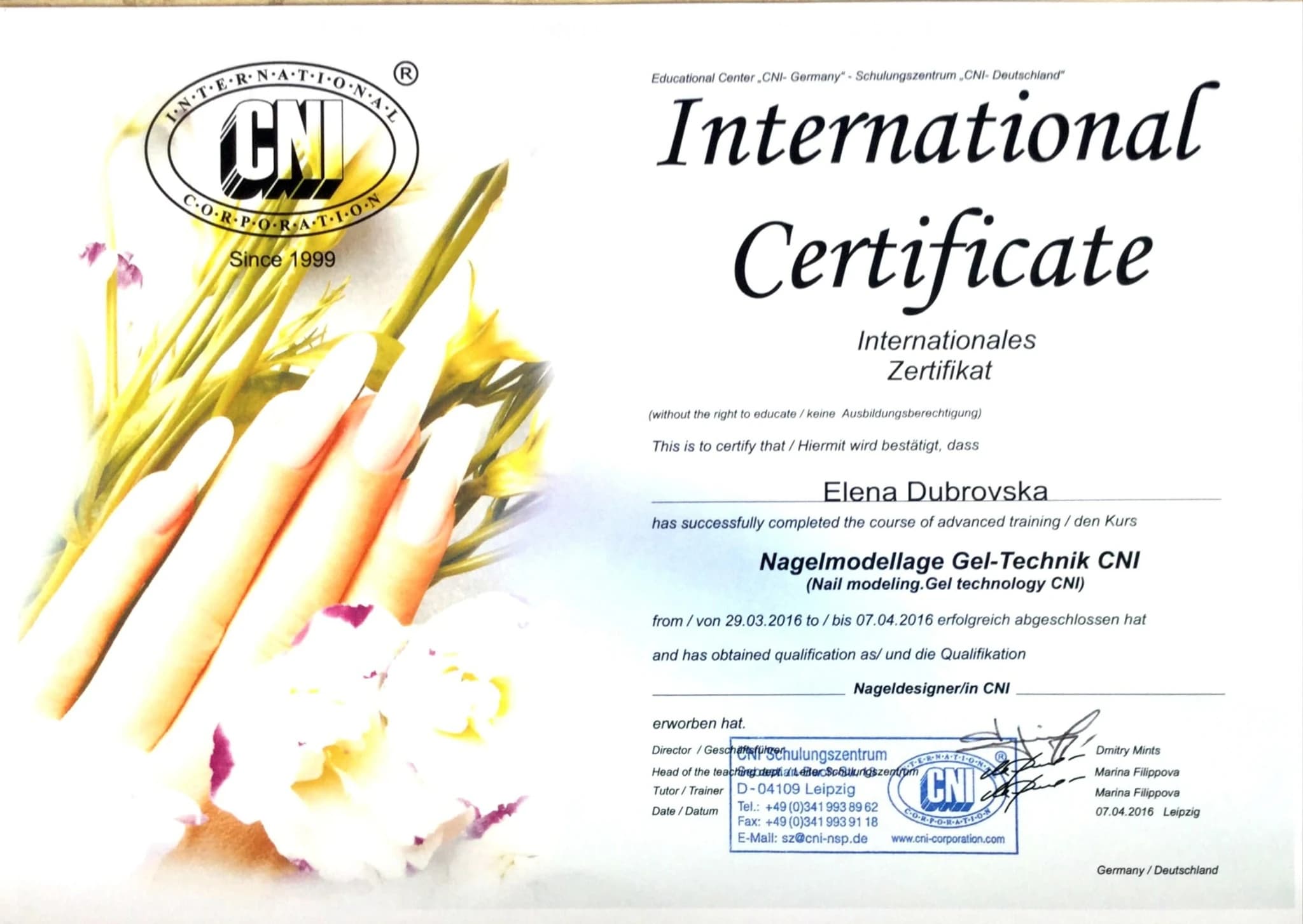Certificate 4