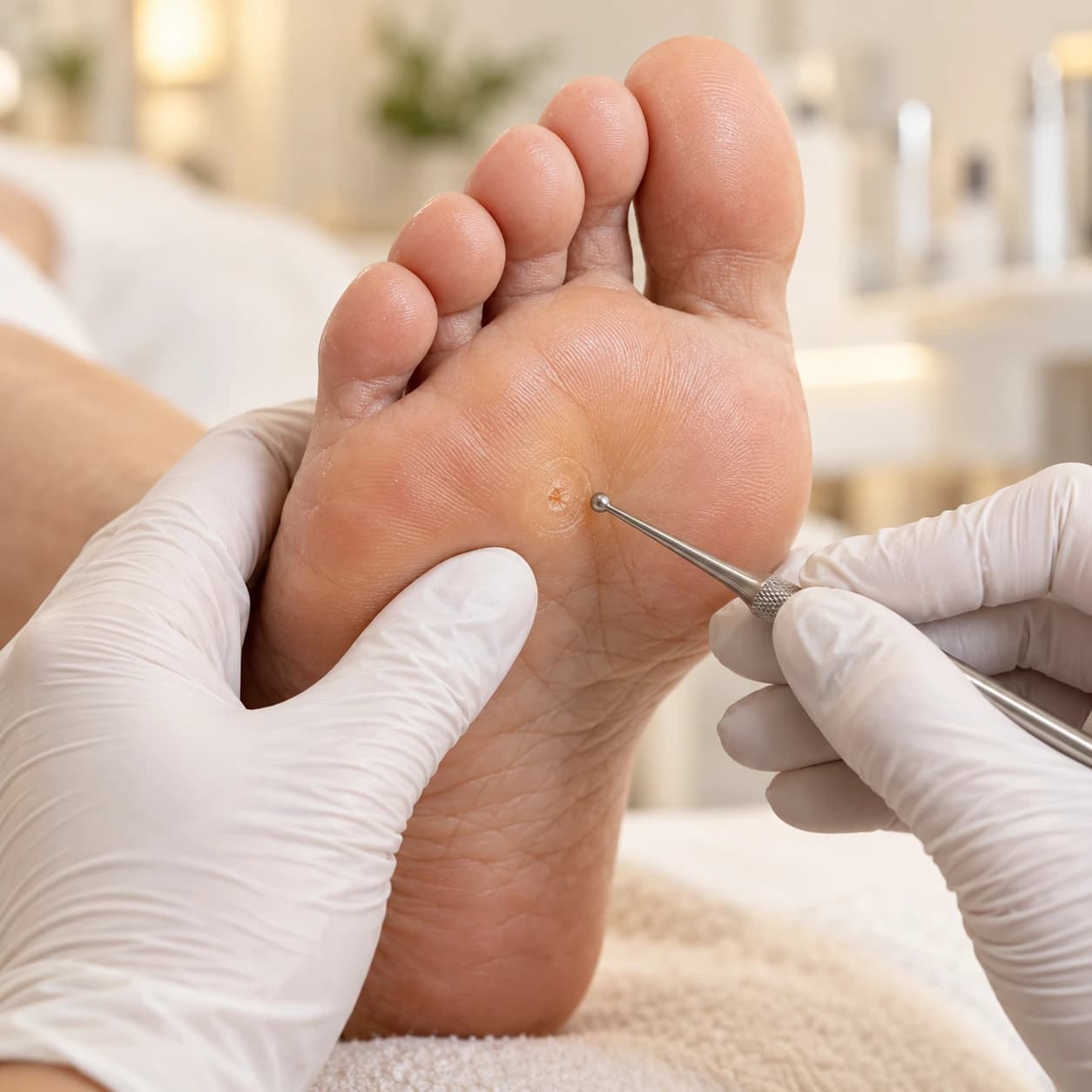 Hühneraugenbehandlung – pro Stelle bei Salon Elen in Halle (Saale)
