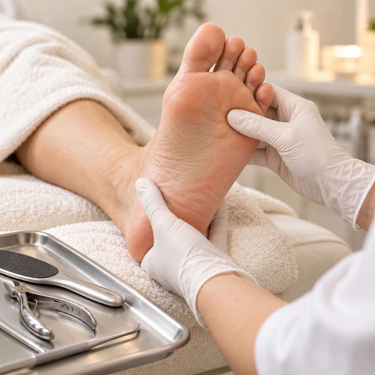 Medizinische Fußpflege – Komplexbehandlung bei Salon Elen in Halle (Saale)