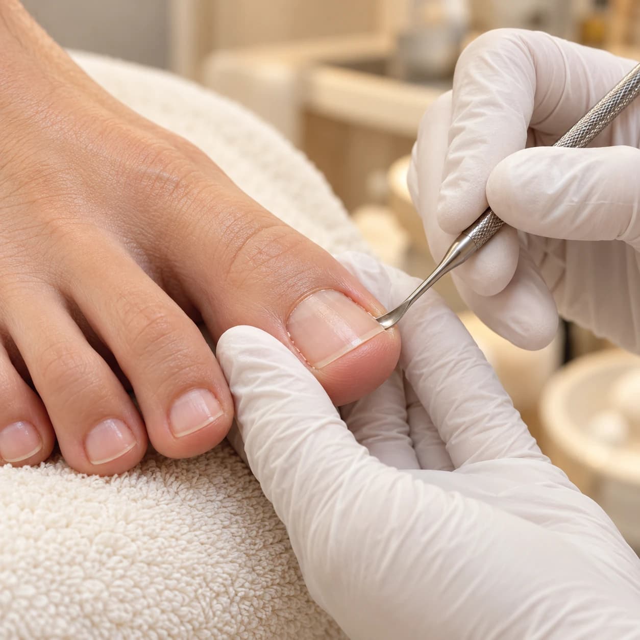 Nagelfalzreinigung bei Salon Elen in Halle (Saale)