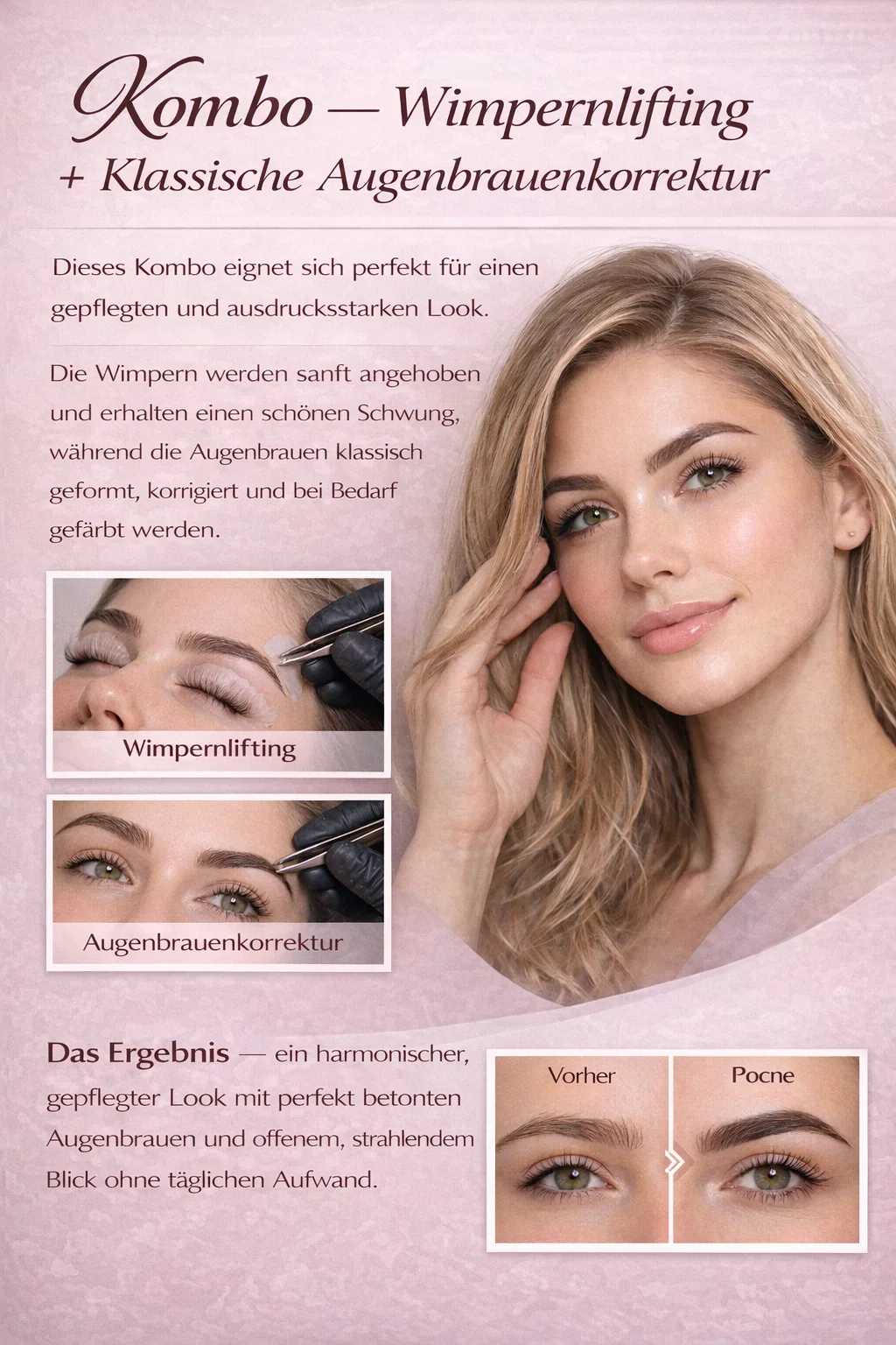 Kombi – Lashlifting & Augenbrauen Classic