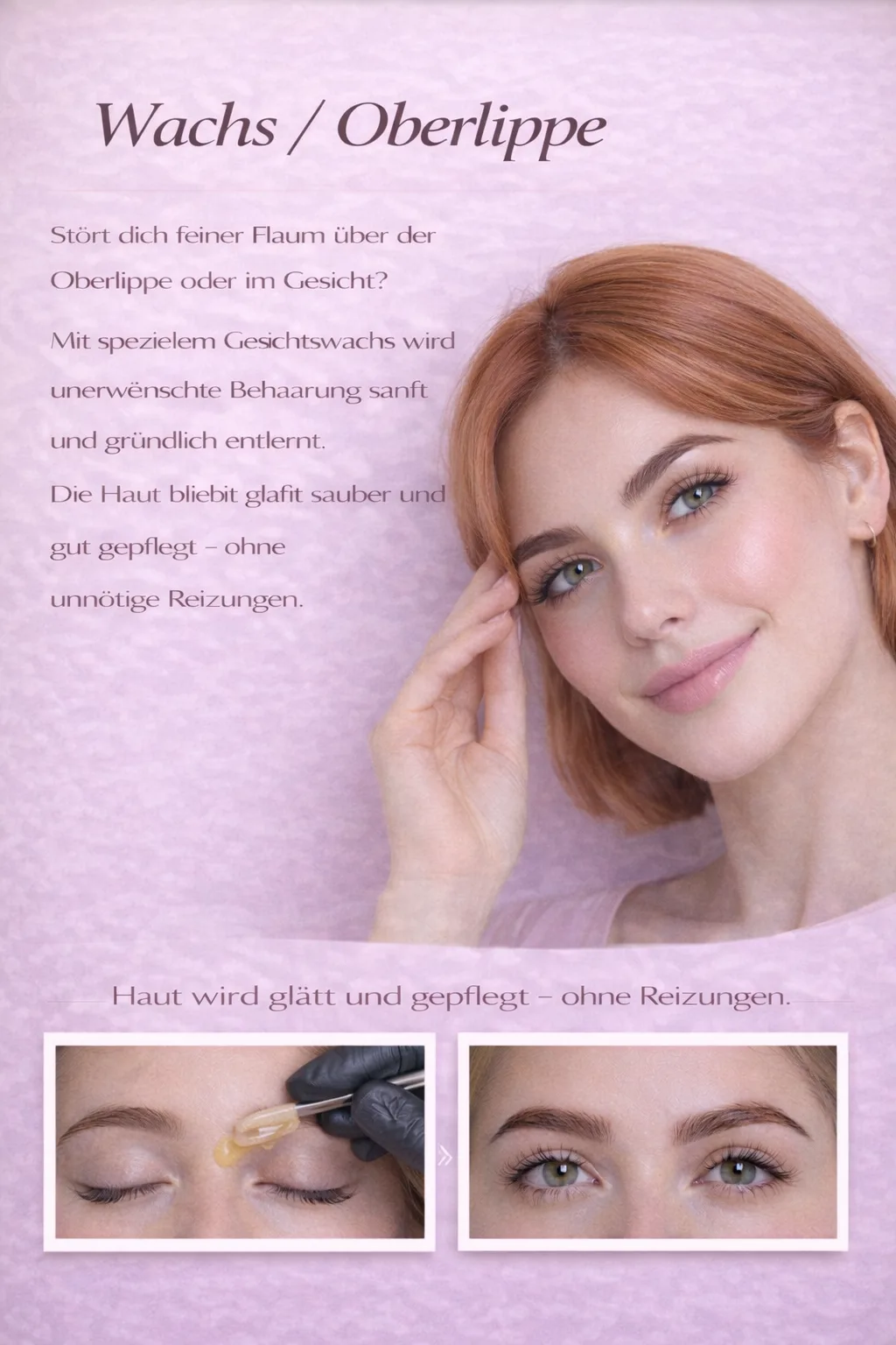 Wachs / Oberlippe
