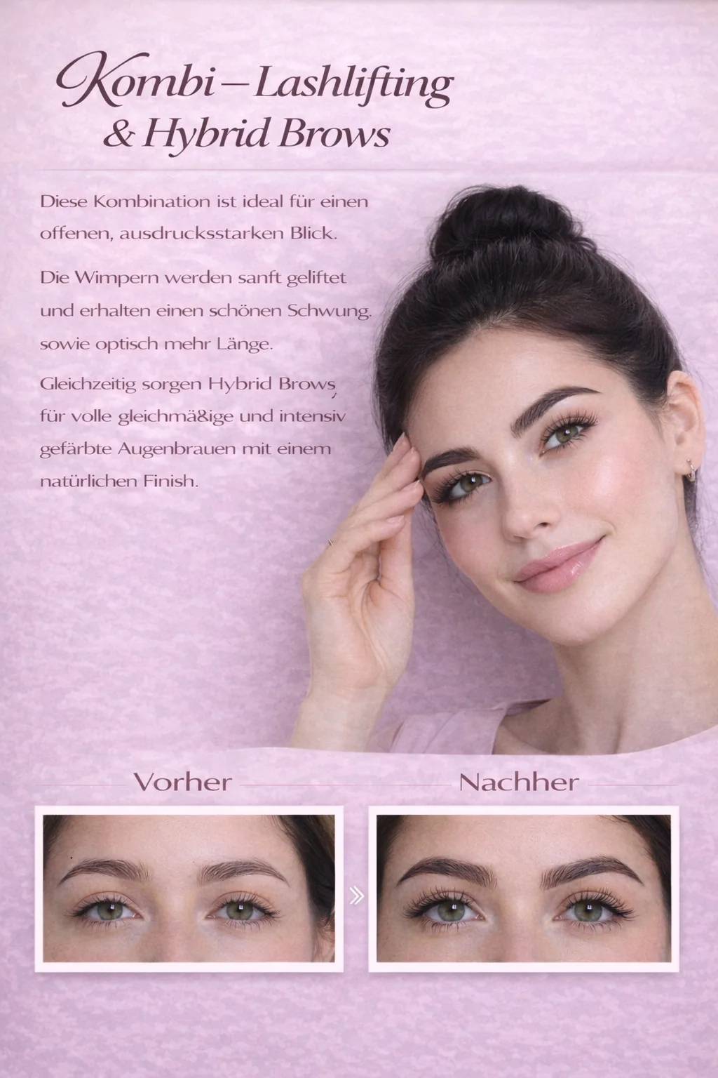 Kombi – Lashlifting & Hybrid Brows