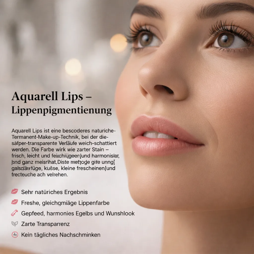 Aquarell Lips – Lippenpigmentierung