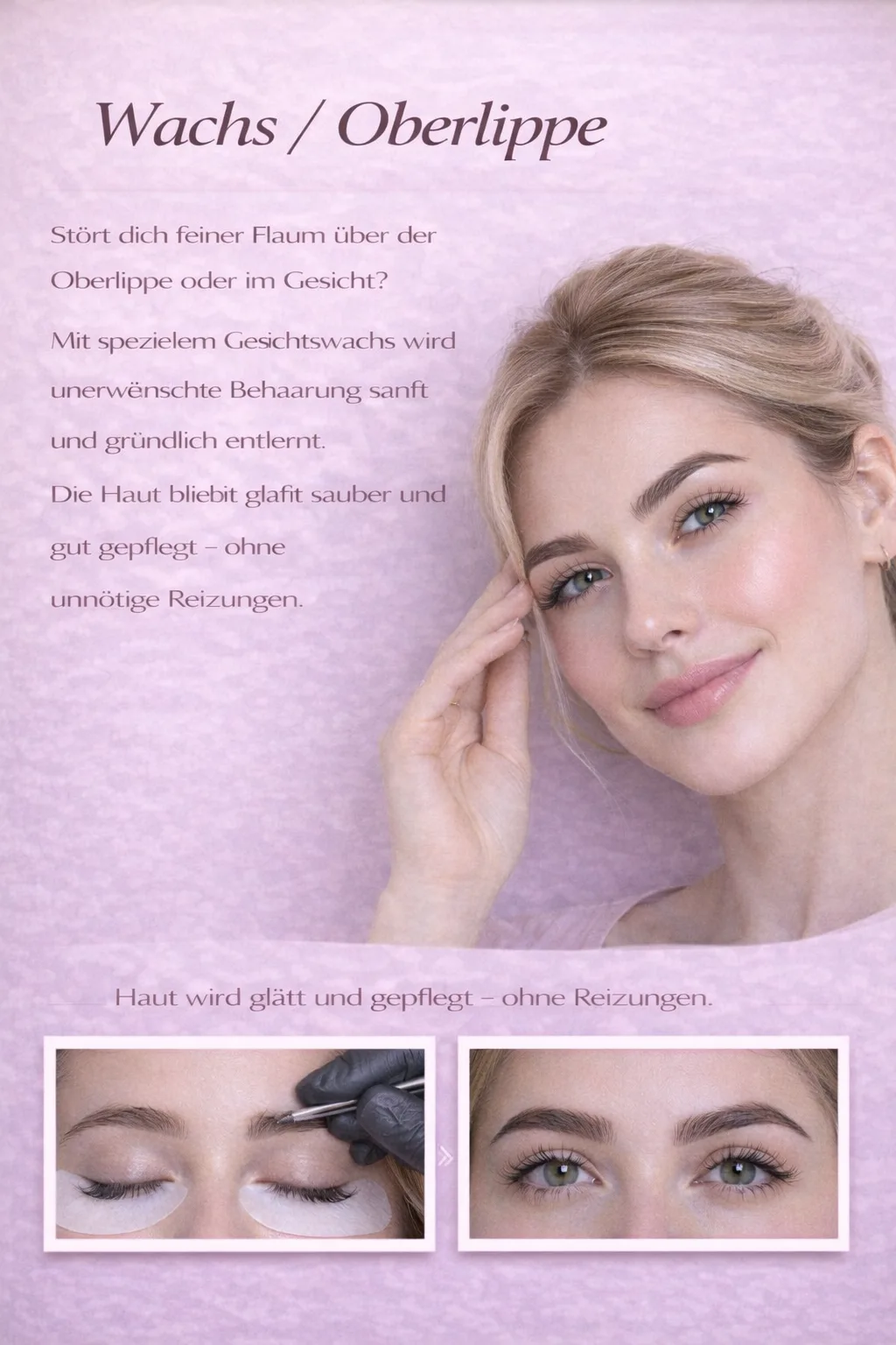 Wachs / Oberlippe