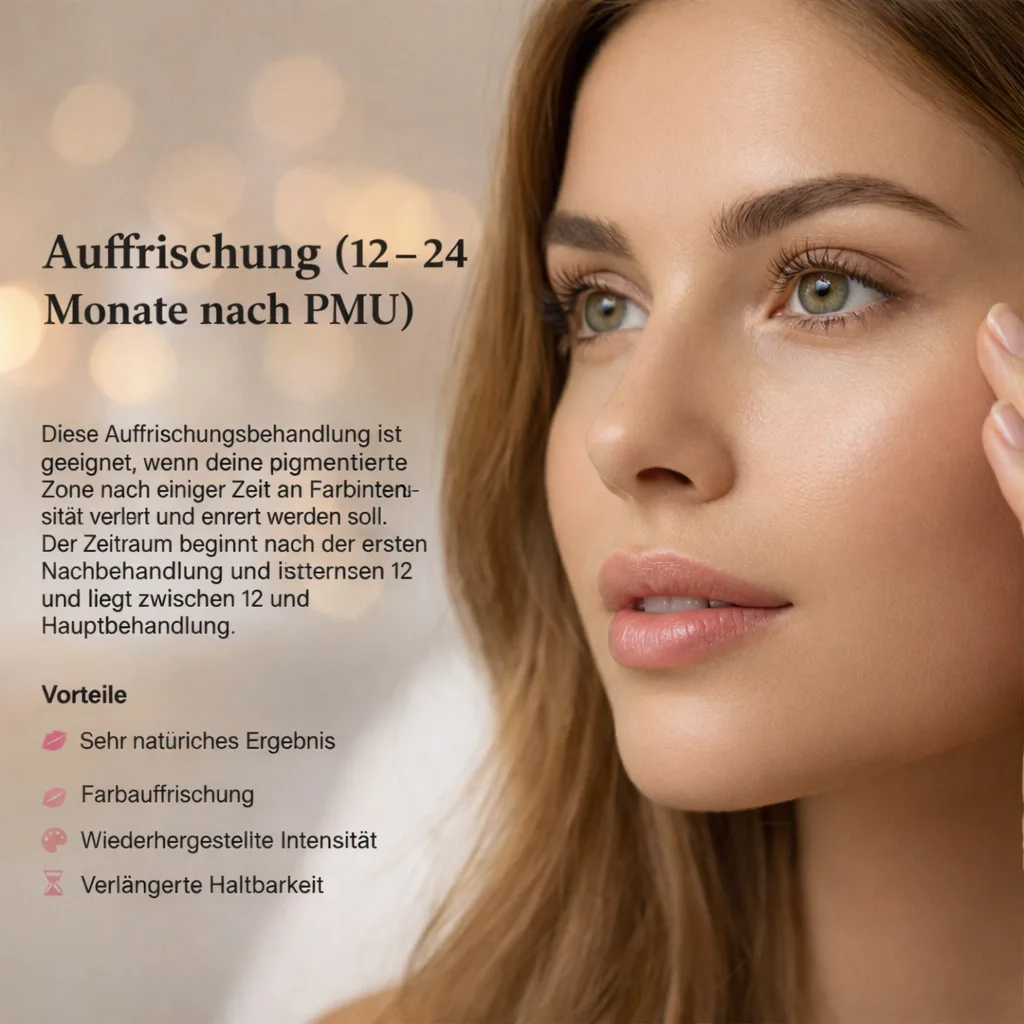 Auffrischung (12–24 Monate nach PMU)