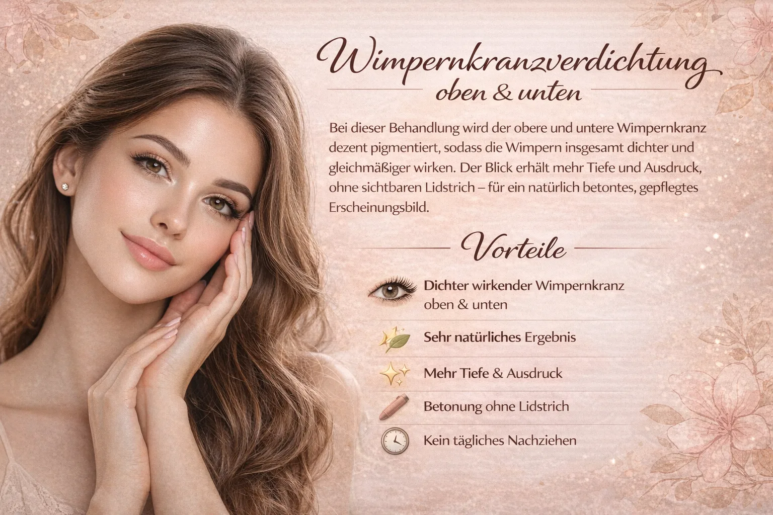Wimpernkranzverdichtung oben & unten